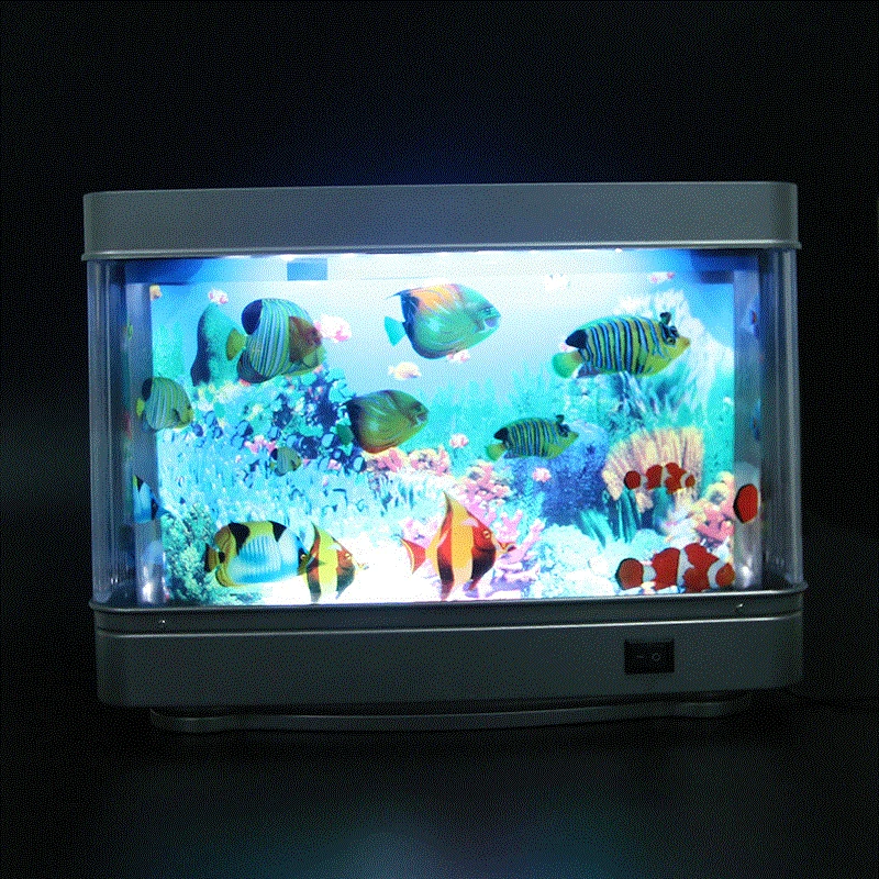 Aquarium Marine Lights - Lampe LED Aquarium Virtuel Dynamique, Lumière