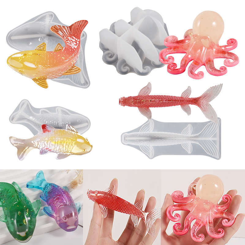 Marine Fish Tank - Moule en résine époxy en forme