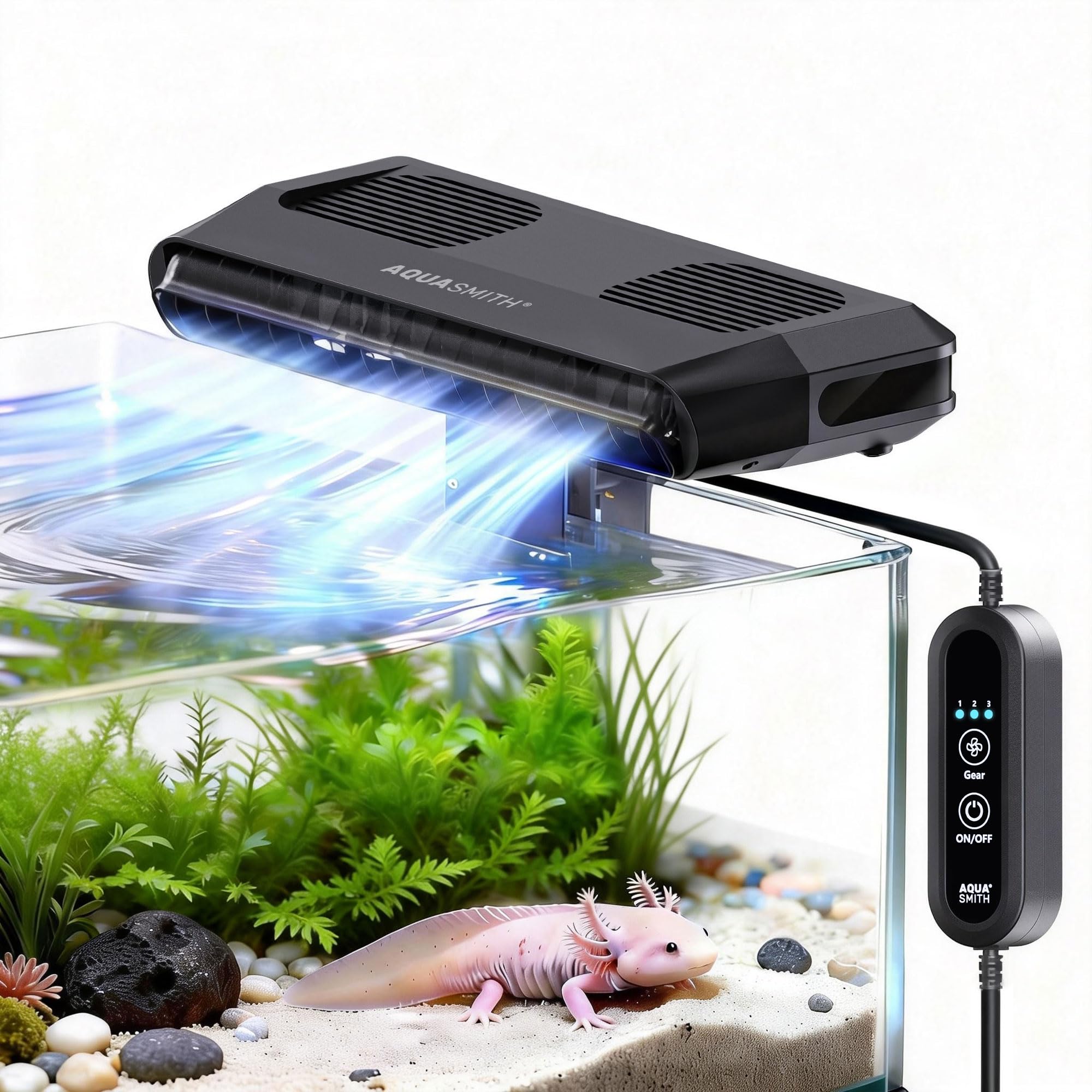 Marine Coral - Ventilateur pour aquarium, refroidisseur ultra-silencieux pour