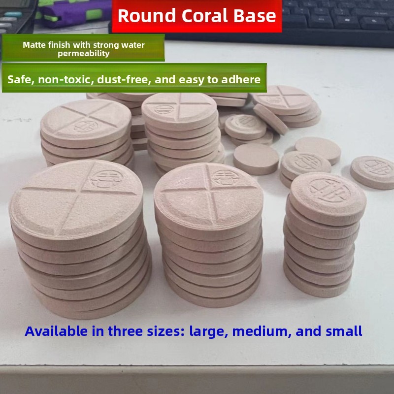 Marine Coral - Base de corail ronde, base décorative