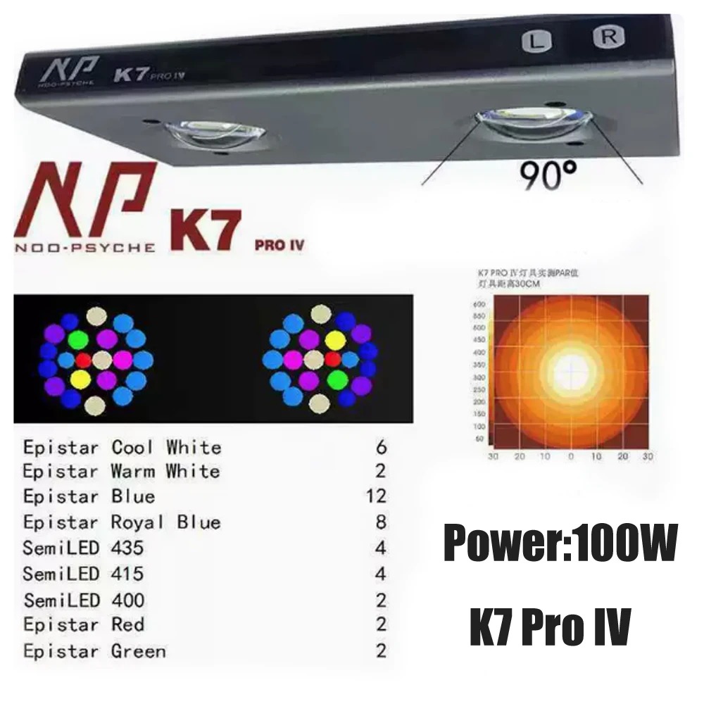 Lampe LED pour aquarium d'eau  - Reef Lighting avis et prix