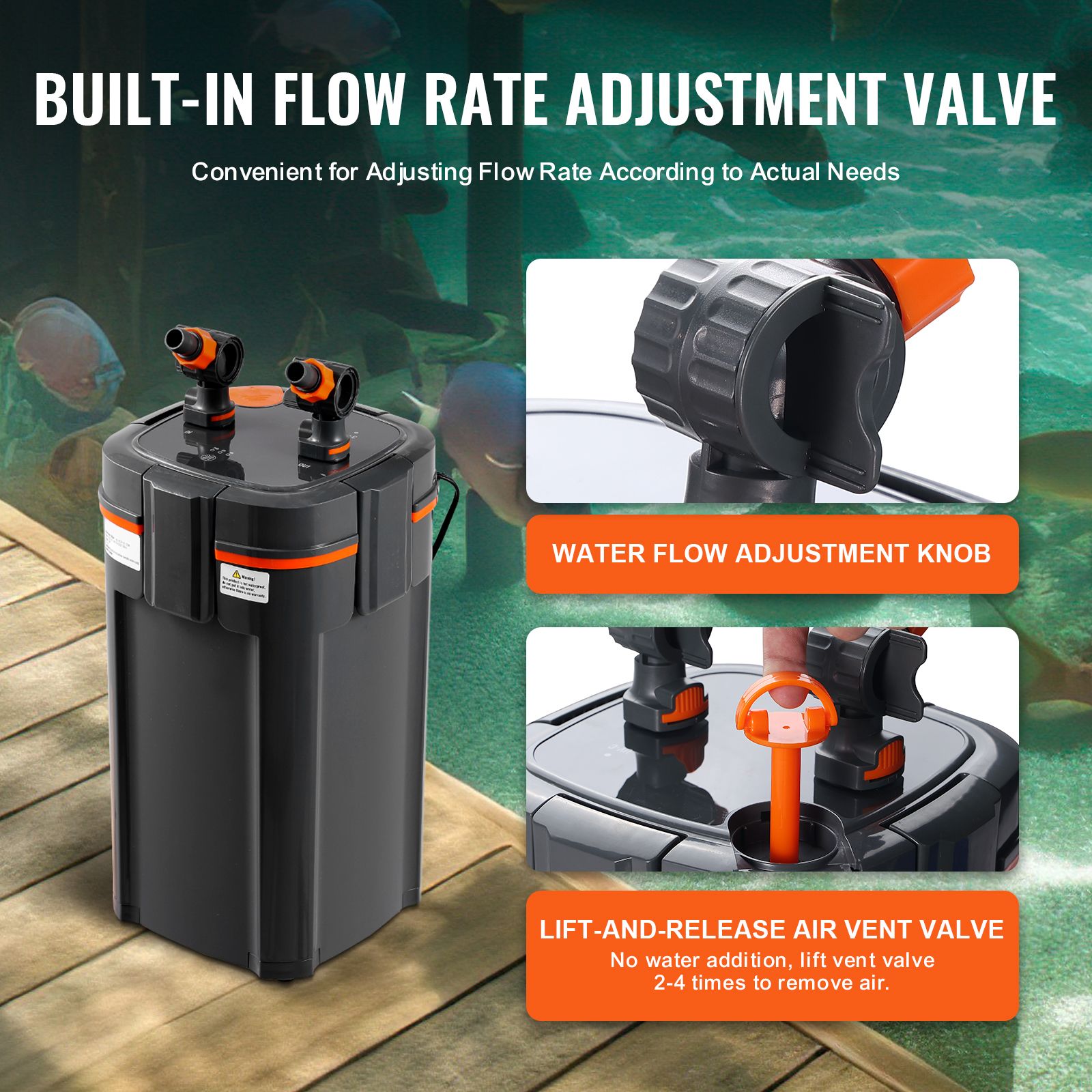 Filtre d'aquarium 528GPH, filt - Reef Tank Filter avis et prix
